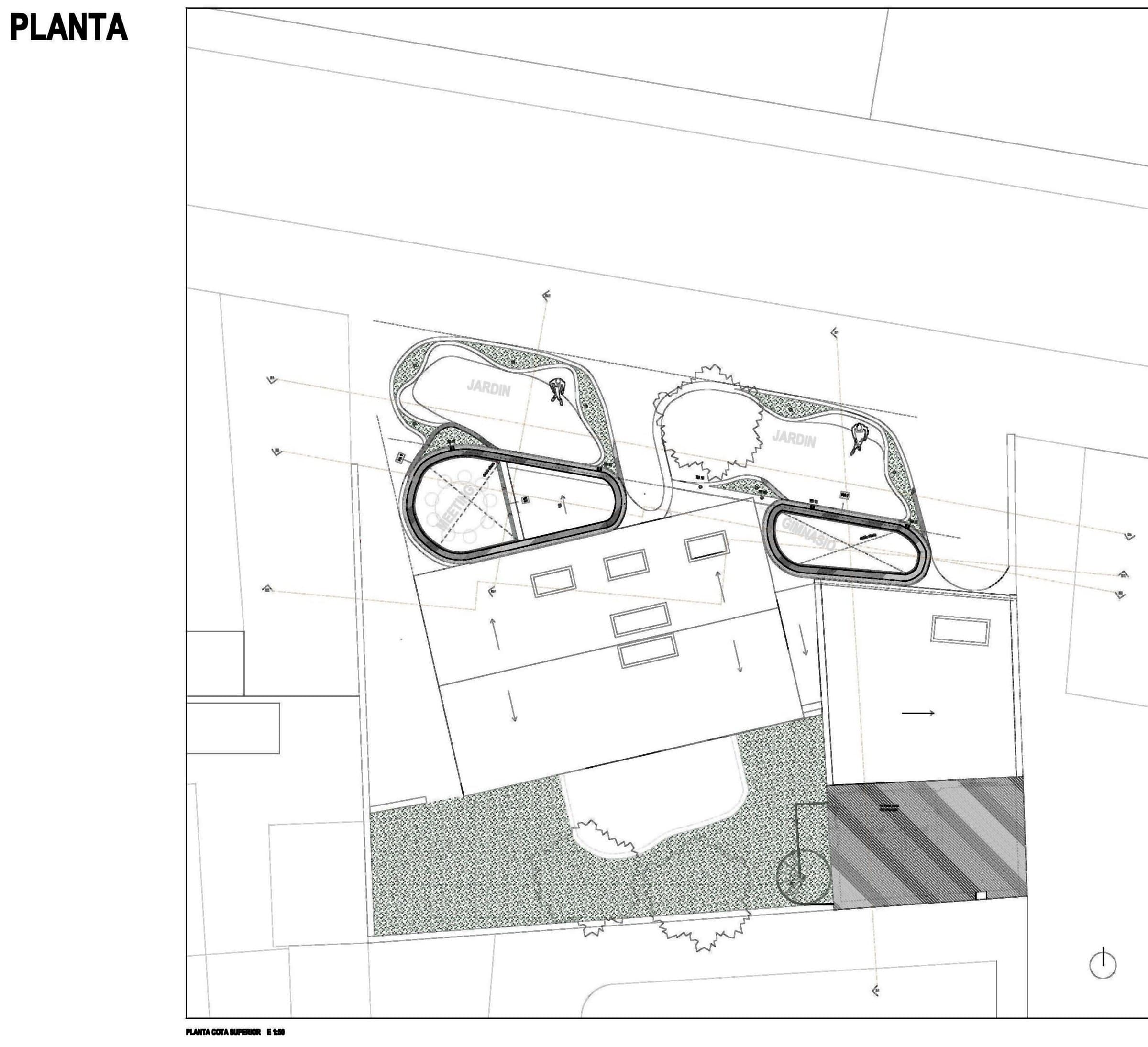 Casa Katrina, Site plan