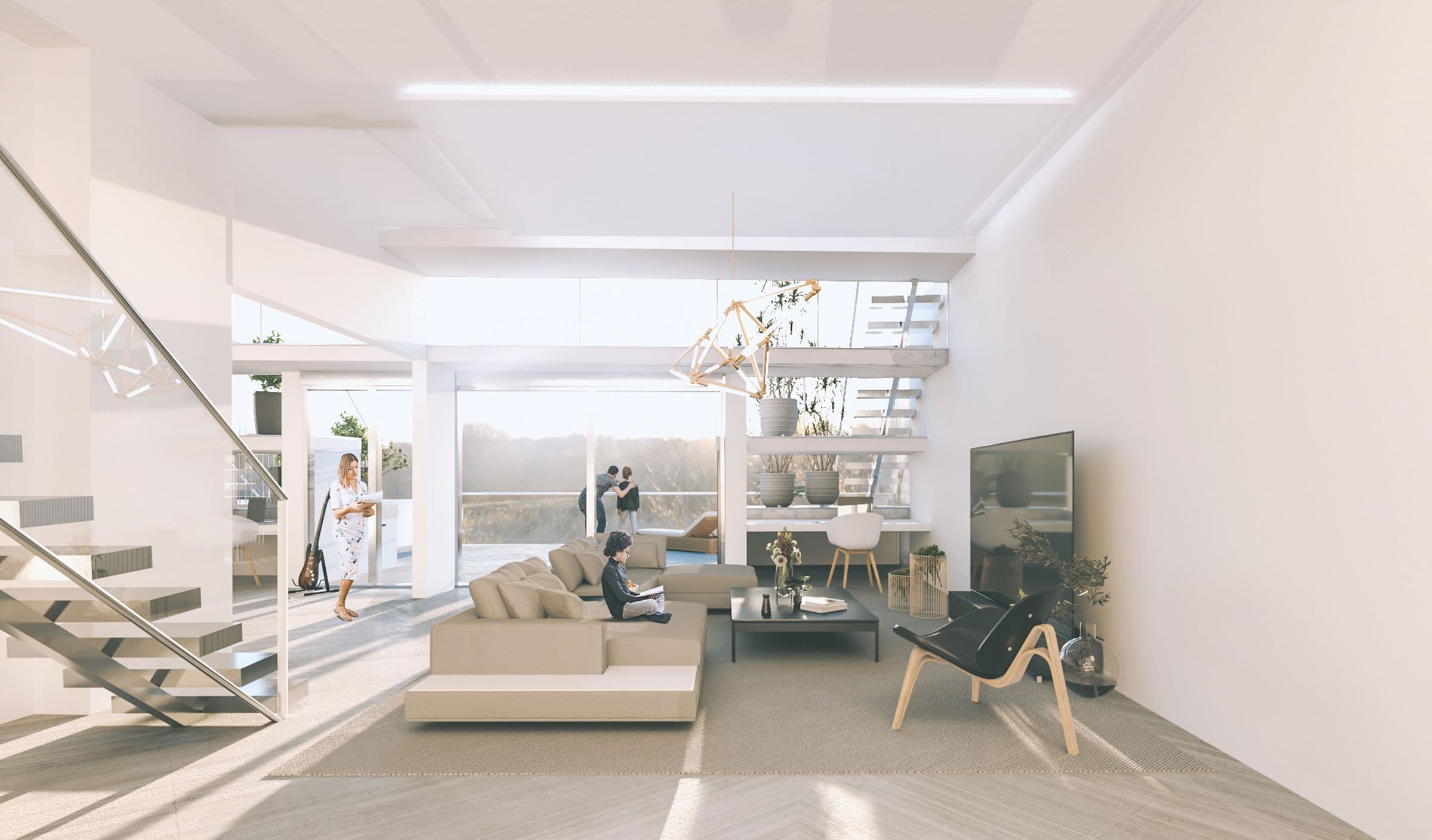Los Madroños, Living room