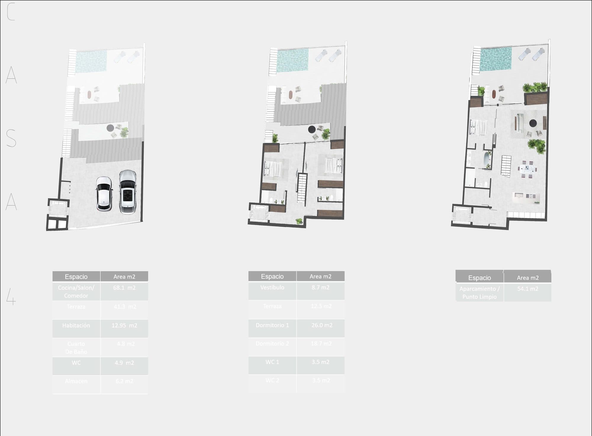Los Madroños, House type 4