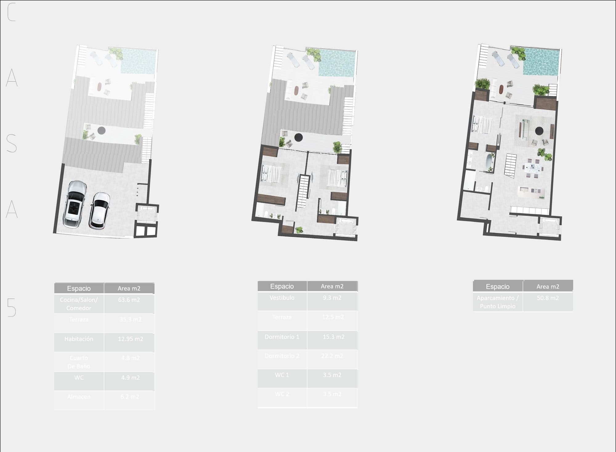 Los Madroños, House type 5