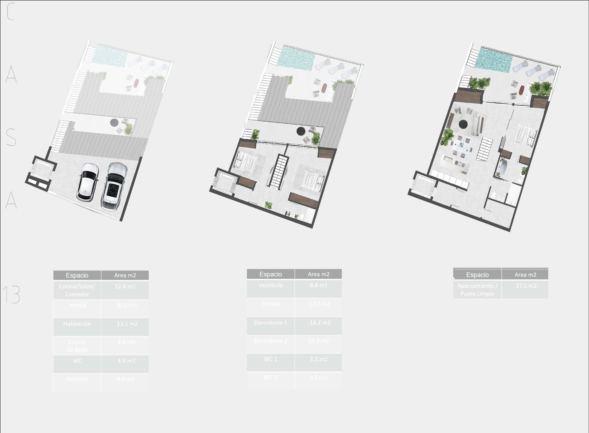 Los Madroños, House type 13
