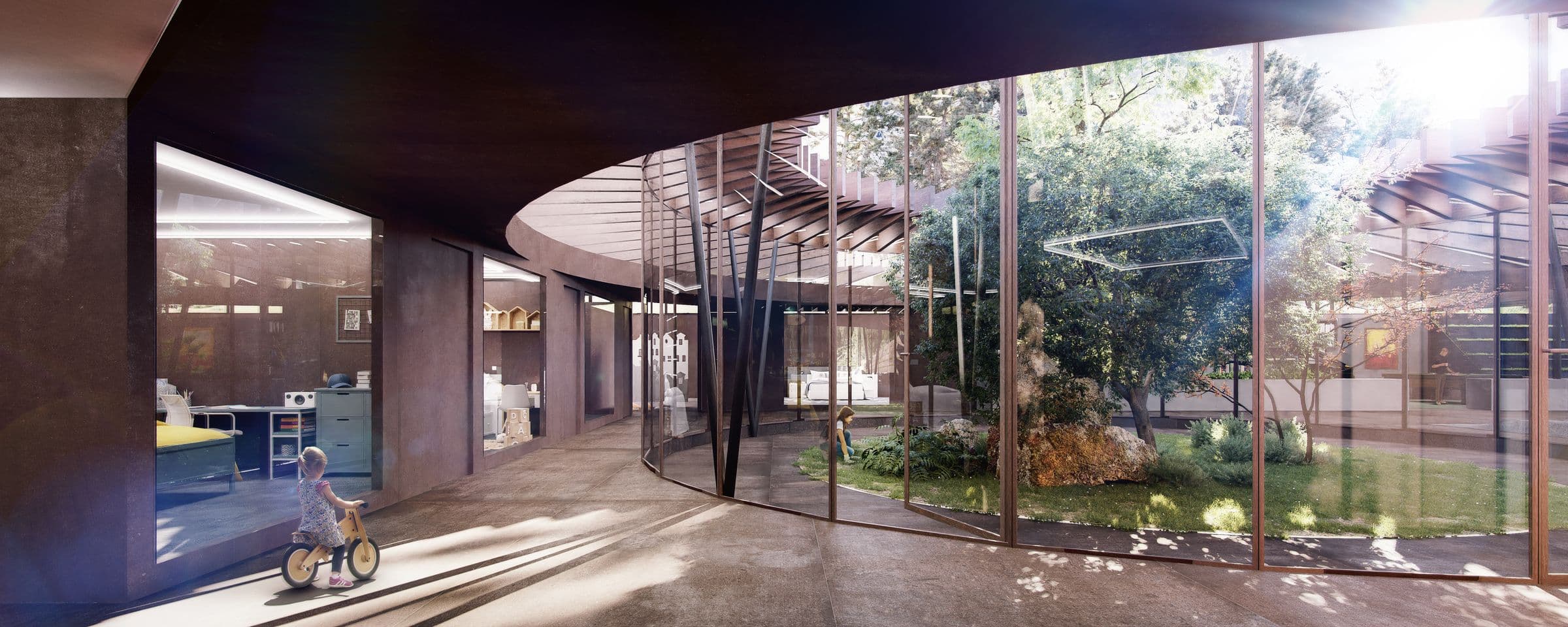 House in La Moraleja I, Inner courtyard